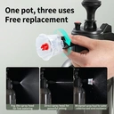 ochama x J.ZAO Multi-purpose Garden Sprayer 2L, Dual Nozzles, Thickened Pull Rod, Non-slip Handle, Pressure Boosting Pump Handle image 6