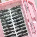 MeoMagic Classic Kit d’extensions de cils avec pinces à épiler et colle, 10 lignes - WM22 image 1