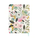 Jubiluu A5 Hardcover Notebook with Lined Pages - 96 Sheets (100g offset paper), Bookmark & Elastic Band -Classic Cream Ruled Journal for Writing, School, Office, and Gifts-Vintage Rose Garden image 1