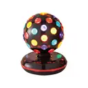 GLOBAL GIZMOS Table Lamp Party Ball Rotating Black/Multicolour Large image 2