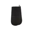 Dexam Double Oven Gloves Love Colour 100% Cotton Black image 0