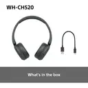 Sony WH-CH520 Wireless On-Ear Headphones (Black) image 8