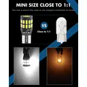 Katur 194 T10 W5W 501 168 Lot de 4 ampoules LED compatibles Canbus, 6000 K blanc xénon,12-24 V image 6