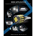 Katur 194 T10 W5W 501 168 Lot de 4 ampoules LED compatibles Canbus, 6000 K blanc xénon,12-24 V image 4