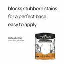 Crown Stain Block Primer White 750ML image 4