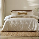 Yard Fitted Sheet Hebden Stripe 100% Cotton Honey Yellow Single image 1