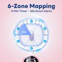 SAKYPRORAL AI Smart Electric Toothbrush for Kids Adults with LED Screen | 150-Day Rechargeable Toothbrush, Real-Time Map |3-Min Timer, Travel Case | Teens Sonic Toothbrush Gift for Family Chirstams (G5S Pink) image 4