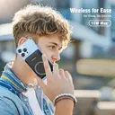 DigiEra Magnetic Wireless Power Bank 5000mAh, 20W Fast Charging Portable Charger with MagSafe Compatibility, Magnetic Portable SSD Mode, USB-C Input/Output, Compact Backup Battery for iPhone image 7