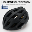 OutdoorMaster MIPS Casque de vélo de route pour adultes noir - Taille M image 2