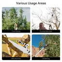 FLORA GUARD 1.3-2.2m Extendable Long Reach Pruner - Long Reach Pole Saw, Telescopic Fruit Picker, Long Reach Telescopic Tree Pruner - Lightweight Tree Trimmers image 7