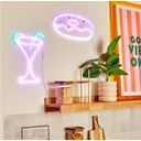 Atmosphera Néon mural LED cocktail - 34,7 cm image 4