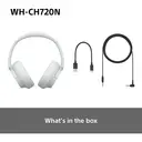 Sony WH-CH720N Noise-Cancelling Over-Ear Headphones (White) image 10