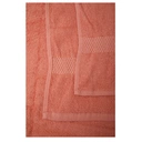 Thread & Loom Towel Set 2 x Bath Towels, 2 x Hand Towels, 2 x Face Cloths Peach Pink image 2