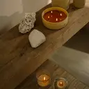 Spaas Tealights Shimmering Smile 4.5h Burn Time Yellow 24pcs image 2