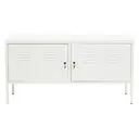 Interiors by Premier Sideboard Cabinet Academy Metal White image 3
