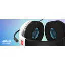 Turtle Beach Casque Gaming filaire Airlite Fit pour Switch et Switch 2 - Licence Officielle Nintendo - Noir et Blanc image 2