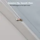 MENDALE Duvet Cover Set - Premium Bedding Set - 200*200 cm Duvet Cover with 65*65 cm Pillow Case - Soft Brushed Microfiber- Light Blue & Light Grey image 7