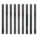 10pcs PVC mirror stickers, vertical stripes, gold-colored, self-adhesive, multi-piece pack, minimalist decorative splicing mirror for living room and bathroom.black,5*35cm image 0