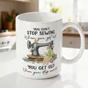 Alphynix 1 pièce, mug café drôle, 33cl Keramik-Kaffeetassen, Wassergläser, Sommer Winter Trinkgeschirr, bestes Geschenk für Nähbegeisterte,Le cadeau de la saint-valentin, cadeau d’anniversaire image 1