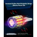 Katur 194 T10 W5W 501 168 Lot de 4 ampoules LED compatibles Canbus, 6000 K blanc xénon,12-24 V image 2