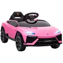 AIYAPLAY Licensed Lamborghini Electric Cars for Kids, 12V Battery Powered Ride On Car with Remote Control, Suspension, MP3, H image 0