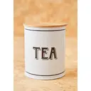 Maison by Premier Grocer White Metal Tea Canister image 4