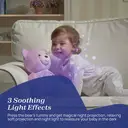 Chicco First Dreams Teddy Bear with Night Light 0+ Months Pink image 4