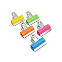 Rapesco Letter Clips Assorted Colours 30mm, Pack of 10 image 0