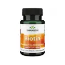 Swanson Biotin Hair Skin Nails 5000mcg Beauty Support Capsules - 100 Capsules image 0