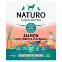 Naturo Natural Dog Food Salmon with Potato & Vegetables Adult Dog 1-7 Years 400g image 0