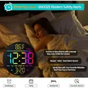 HATITANG PH-10 10" Digital Wall Clock Black image 2