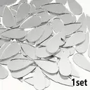 Lot de 100 Stickers Miroir en PVC Forme Goutte Minimaliste Décoration Rayonnante image 2