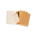 MOLESKINE Lot de 3 cahiers lignés grand format - Kraft image 2