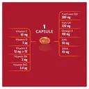 Seven Seas Omega-3 Fish Oil + Cod Liver Oil Capsules - 90 Capsules image 7