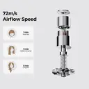 Zhibai retro high-speed hair dryer for home use, with 250 million positive and negative ions for hair care, low noise, 1400W high power, 110000 rpm motor, high wind speed drying, gift box for women's birthdays image 2