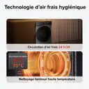 Roborock Zeo Lite Gray Lave-linge séchant avec technologie de séchage Zeo-Cycle, 10 kg de lavage, 6 kg de séchage, 27 programmes de lavage avec contrôle via application, système d’auto-nettoyage LintClear, dosage automatique image 9