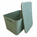 Strata Large Urban Store Basket with Lid  Lily Pad Green 24L image 2