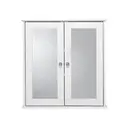 Croydex Bathroom Mirror Cabinet - Ashby White image 1