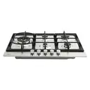 Belling GHU753C STA Gas Hob – 75 cm Stainless Steel, 5 Burners, Cast Iron Pan Supports, Multi-Point Ignition image 4