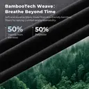 BAMBOO COOL Mens Pajama Set Summer Pjs Sleepwear Short Sleeve Shirts Soft Lightweight Sleep Sets with Pockets L (3 Pack) image 1