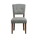 Dining Chairs Oakridge Dark Grey/Walnut 2pcs image 1