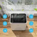 ELECCI 25L/D Dehumidifiers, 4.8L Water Tank, 3 Speeds, R290, 24H Timer, Continuous Drainage with Drain Hose, Ideal for 50m² Rooms. image 1