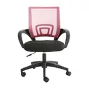 Interiors by Premier Office Chair with Arms Frazer Mesh Black/Pink image 4
