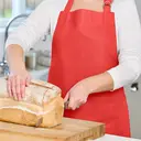 Dexam Apron Love Colour 100% Cotton Scarlet Red image 1