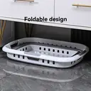 JORDAN&JUDY 45L Mesh Foldable Storage Basket with Triple Handles, Easy to Carry & Store image 1