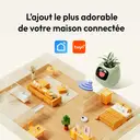 Cadeau d'été pour embellir votre intérieur – Pot de plante intelligent IA Ivy, interaction par expressions faciales, entretien intelligent des plantes, décoration pour personnes occupées, exprime les émotions de la plante (vert menthe) image 4
