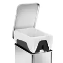 Simplehuman 10L Profile Pedal Bin, Brushed Stainless Steel image 2