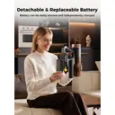 Proscenic P11 Ultra Cordless Vacuum Cleaner, 550W/55Kpa 50Min Self-Standing Hoover Cordless Powerful, Stick Vacuum with Wall Mount, Anti-Tangle, Adjustable Telescopic Pole, for Pet Hair Floor Carpet UK image 2