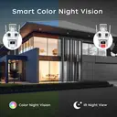 JOOAN Outdoor Full HD Camera with Triple Lens, Convenience Store & Street Surveillance Security Camera, Humand Tracking, 2, 4G and 5G WiFi Smart Camera, H.265/H.264 image 3