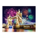 JU7CER DIY 5D Full Drill Diamond Painting Kit - Bridge Design | Adult Home Wall Decor | Cross Stitch Digital Art 12×16 Inches (30×40cm) image 0